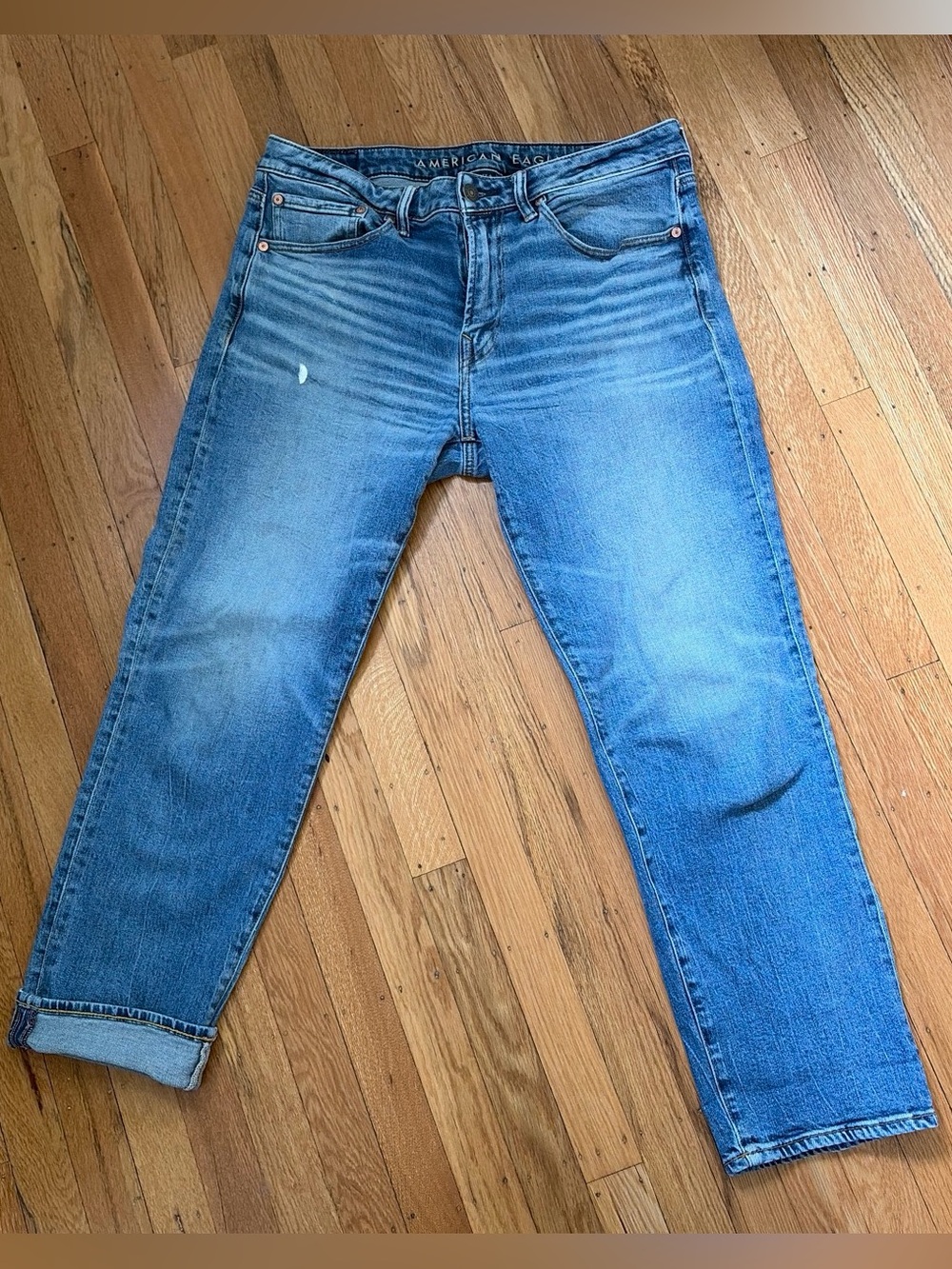 American Eagle Outfitters Light Blue Straight Jeans